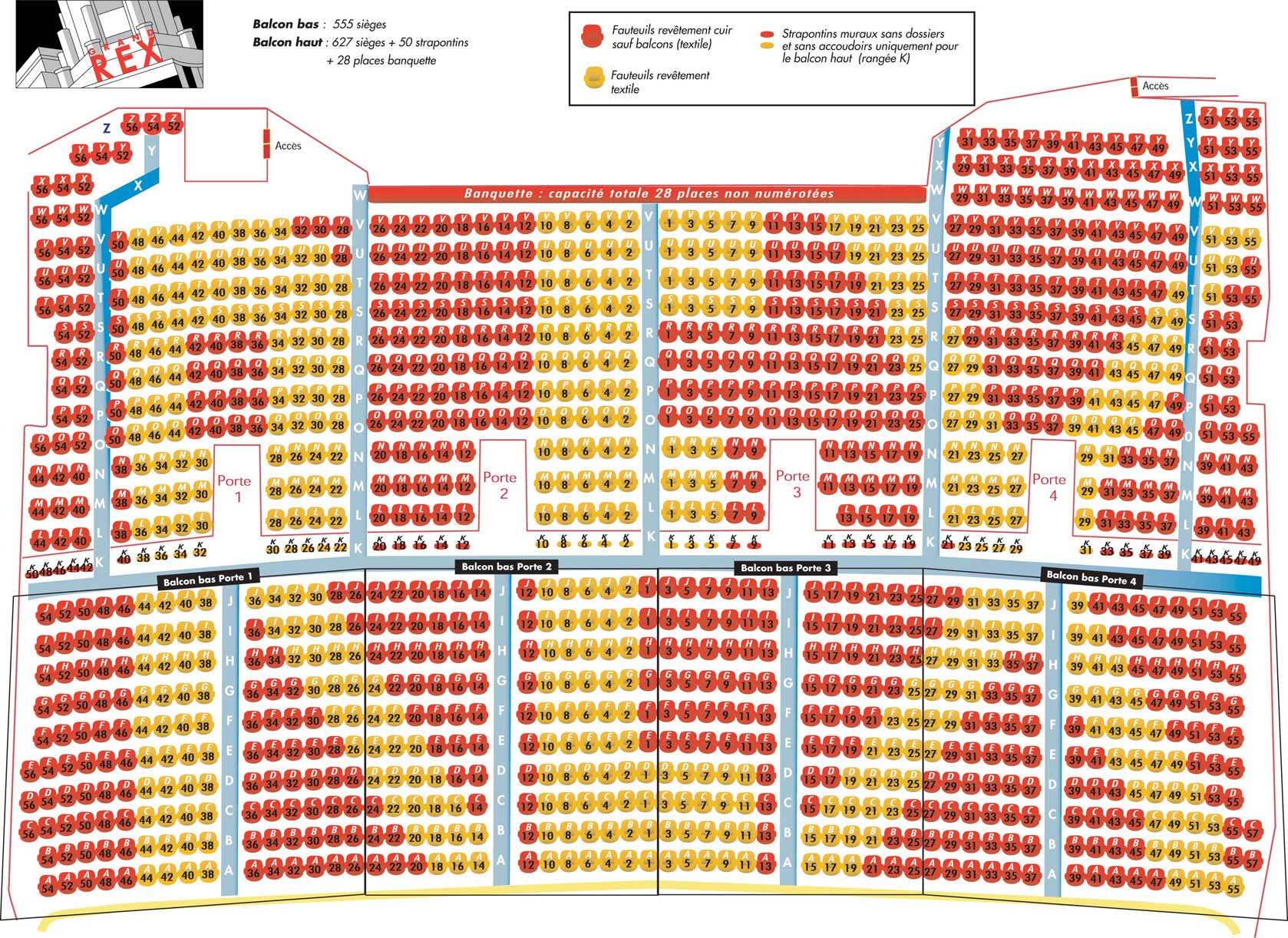 Plan Grand Rex paris