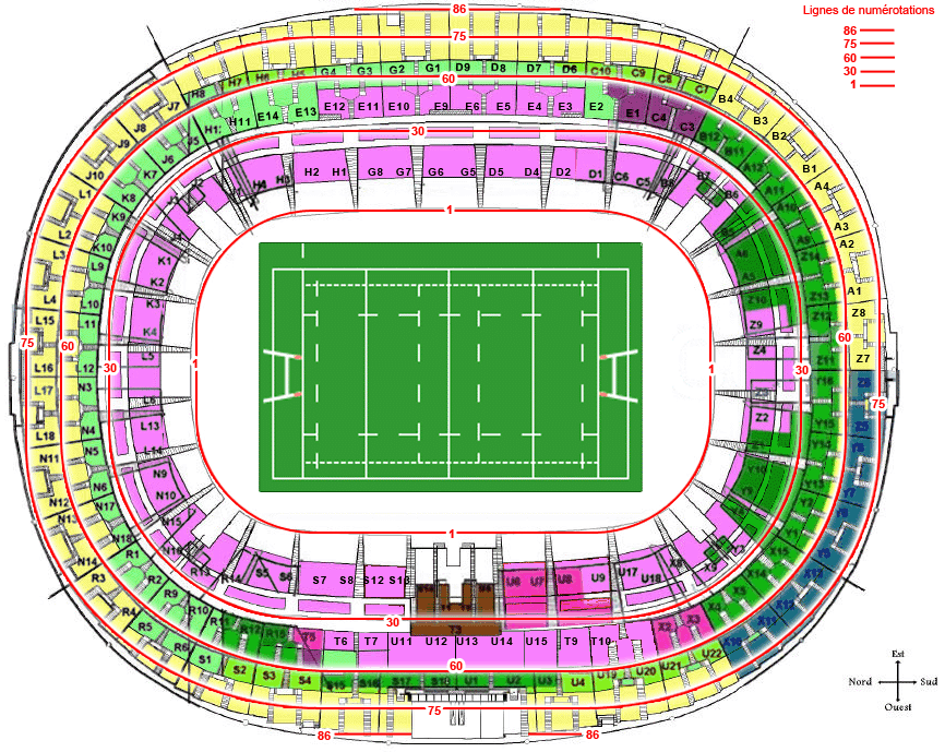 Stade de France map