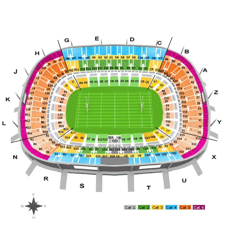 Stade de France map